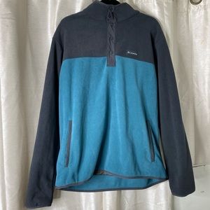 Columbia half snap fleece jacket men’s
